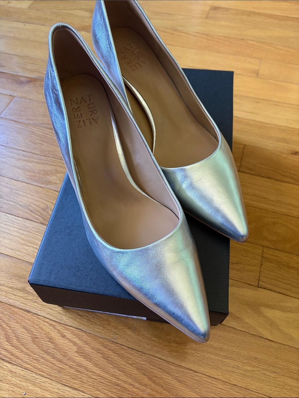 Naturalizer Silver Pumps
